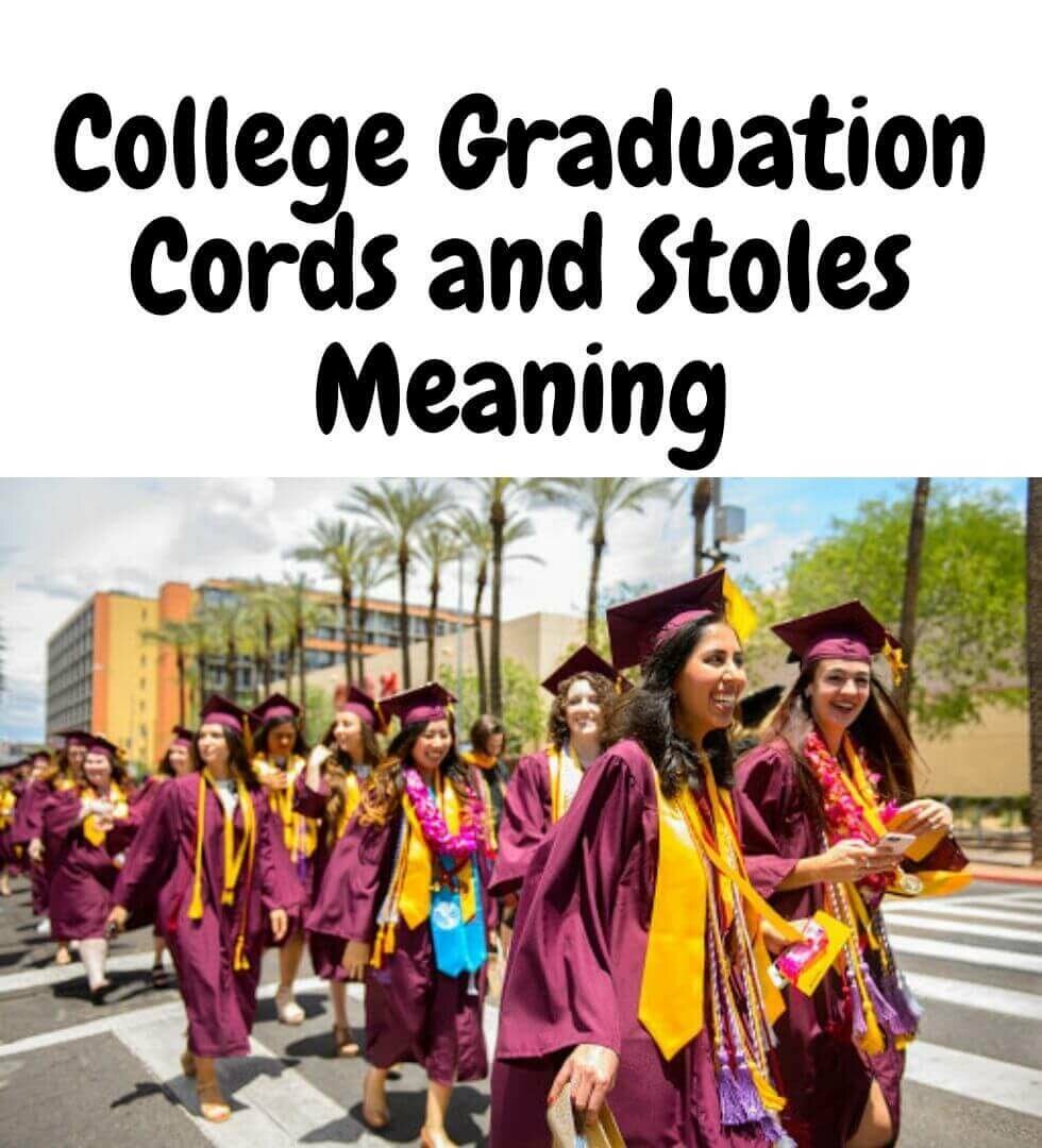 College Graduation Cords and Stoles Meaning