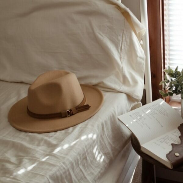 Cowboy Hat on Bed